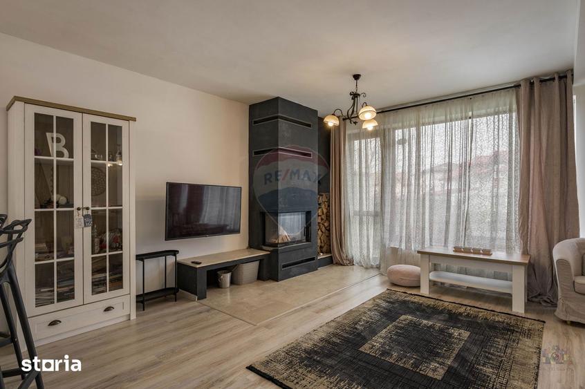 Pipera | 4 camere | semineu + piatra naturala | bucatarie eleganta - 4