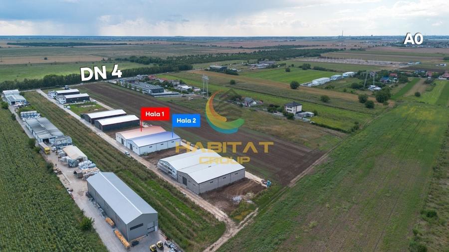 Spațiu industrial, de 550 mp, în Frumușani