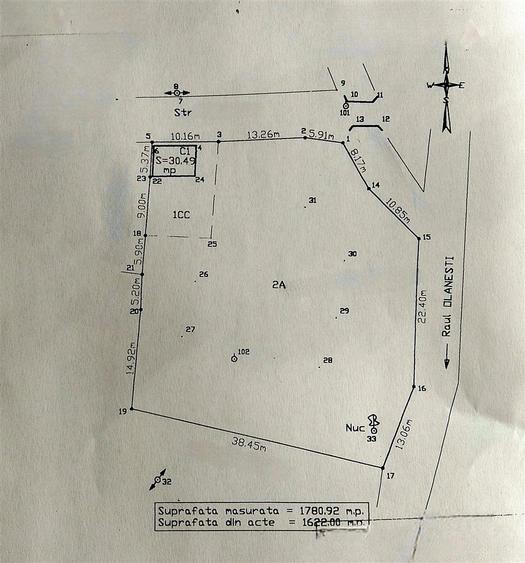 Teren Construcții intravilan de 1780.9200439453 mp, în Băile Olănești