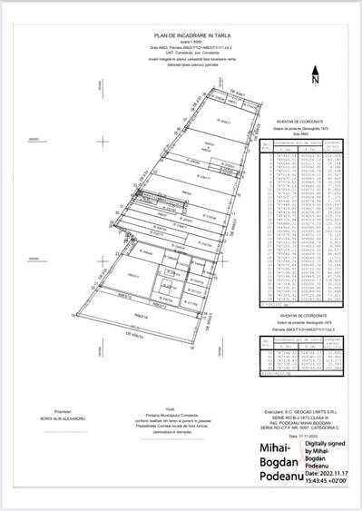 Teren Construcții extravilan de 4232 mp, în Aurel Vlaicu
