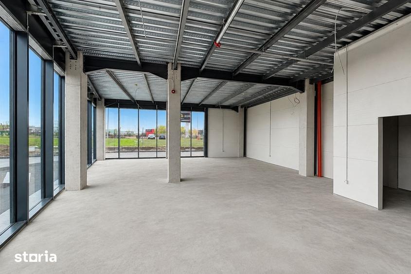 Spa?iu logistic nou, cu 4 hale plus showroom ?i spa?iu birouri P+2 - 3