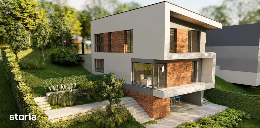 Casă cu 5 camere cu Teren 600 Mp în Baciu