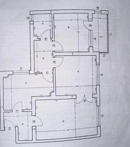 Apartament cu 3 camere decomandat în Gării