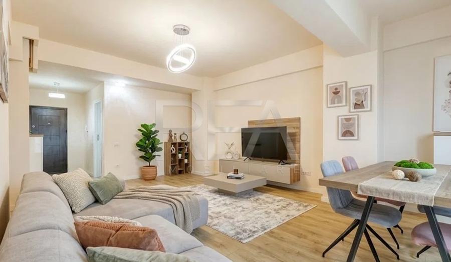 Apartament cu 3 camere decomandat, mobilat în Băneasa