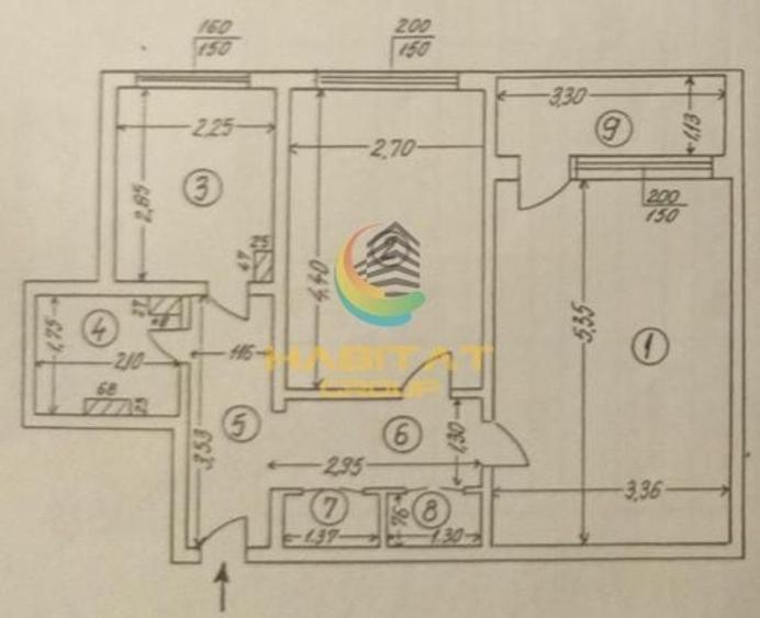 Apartament cu 2 camere decomandat, mobilat în Theodor Pallady
