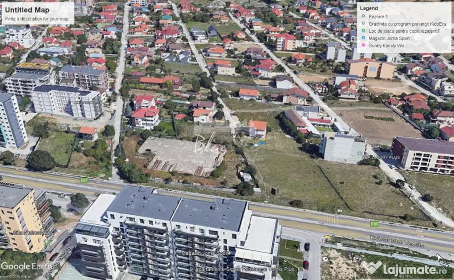 Teren de 994 mp, în Palazu Mare