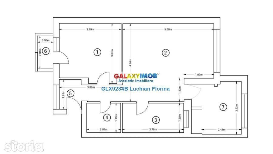 Apartament 2 camere + birou, curte proprie, parcare I Giulesti - 2