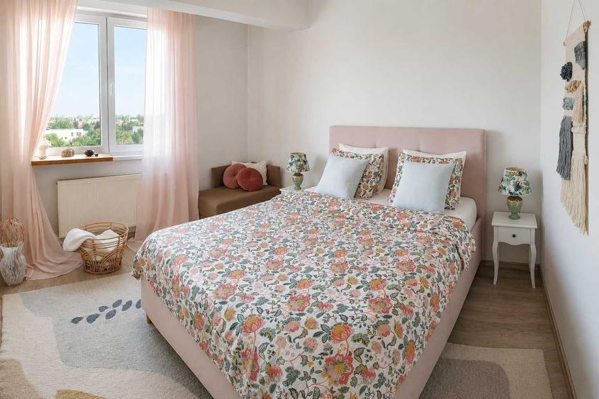 Apartament cu 2 camere decomandat în Tei