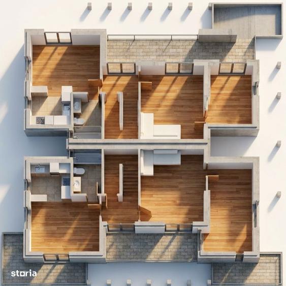 Teren cu AC pentru duplex, 1000mp, Jucu de Sus! - 3