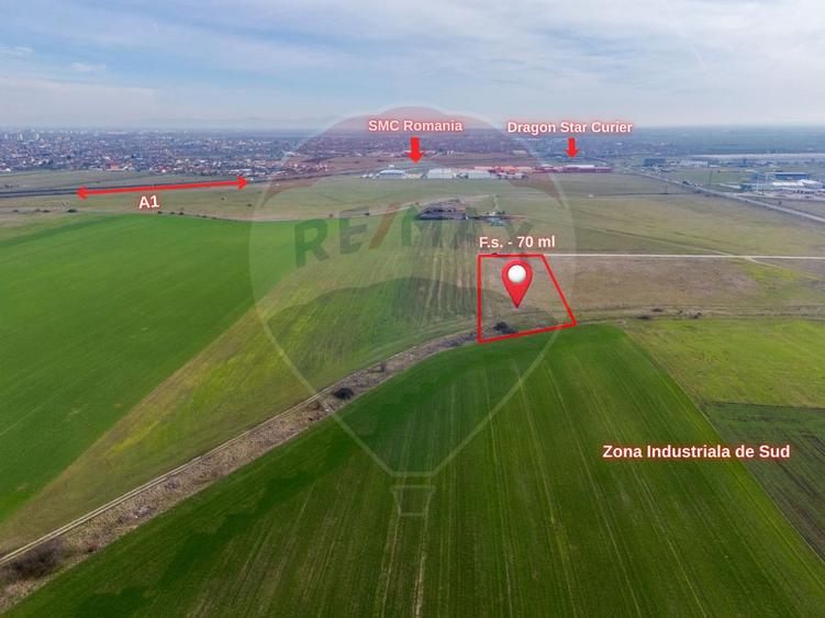 Teren Construcții intravilan de 10000 mp, în Sud