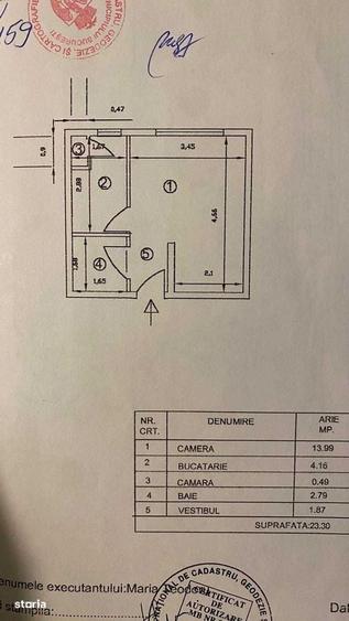 Apartament cu 2 camere în Roșu