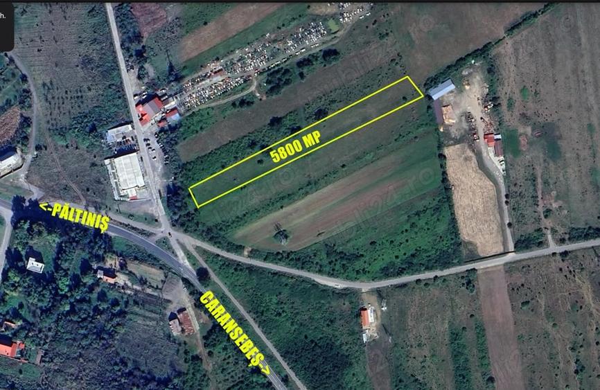 Teren de 5800 mp, în Păltiniș