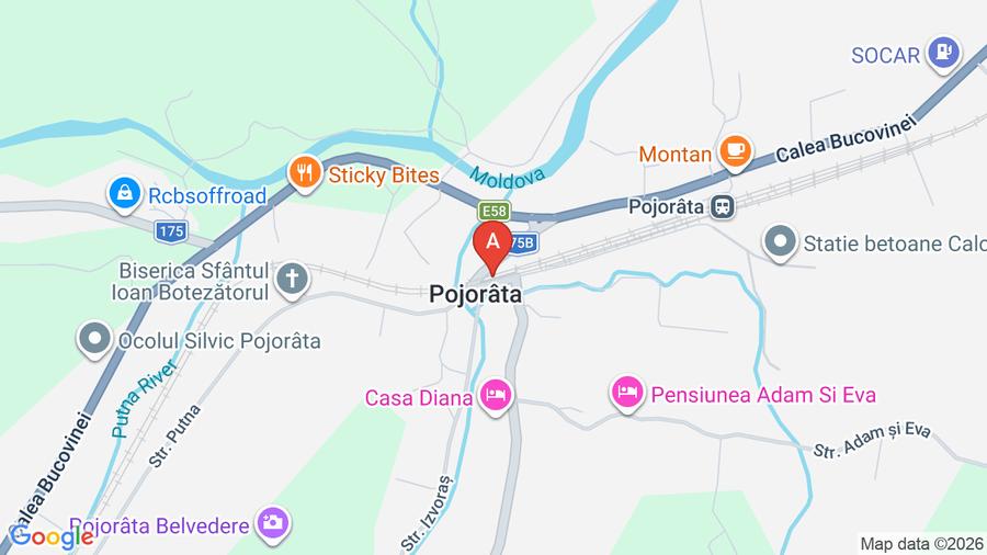 Teren construcție, în Pojorâta