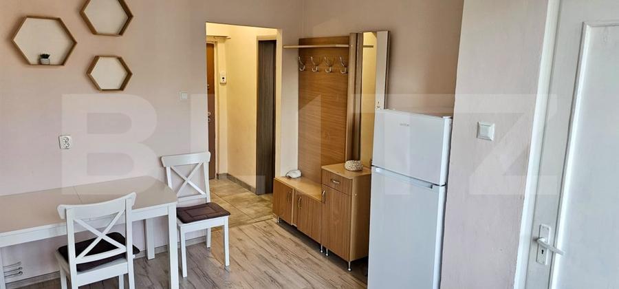 Garsonieră decomandată, mobilată în Gruia