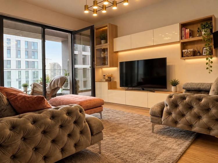 Apartament cu 2 camere decomandat, mobilat în Aviației