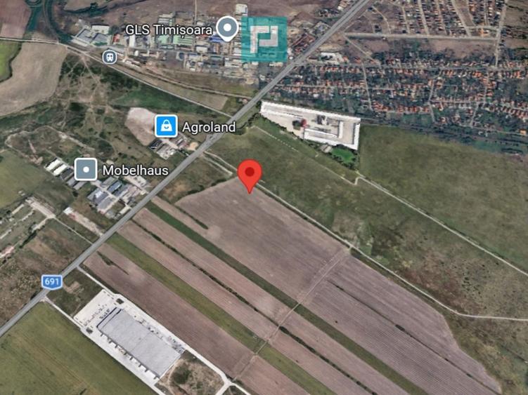 Teren Construcții intravilan de 20000 mp, în Giarmata