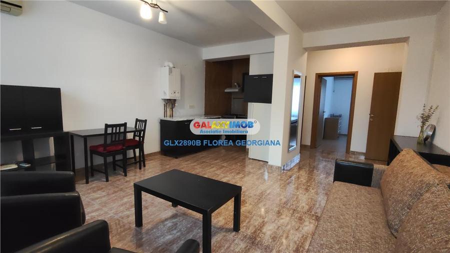 Apartament cu 2 camere semidecomandat, mobilat în Băneasa