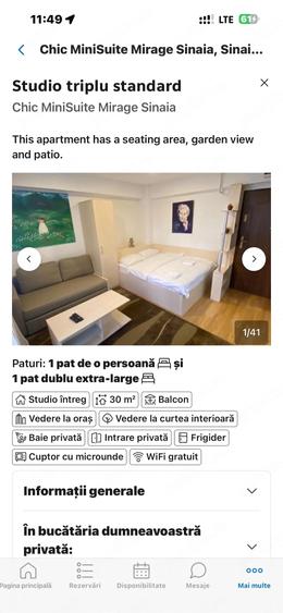 Garsonieră decomandată în Central