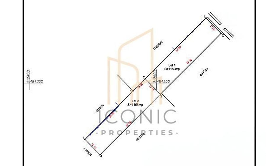 Teren Construcții intravilan de 2317 mp, în Giarmata-Vii