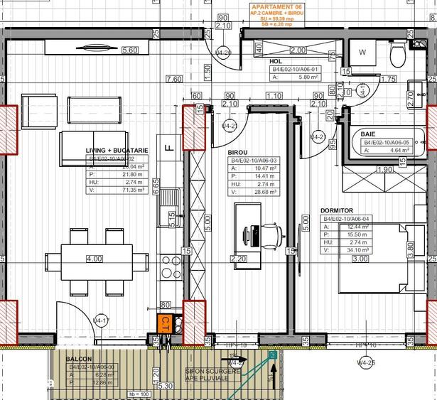 Apartament cu 2 camere în Energia