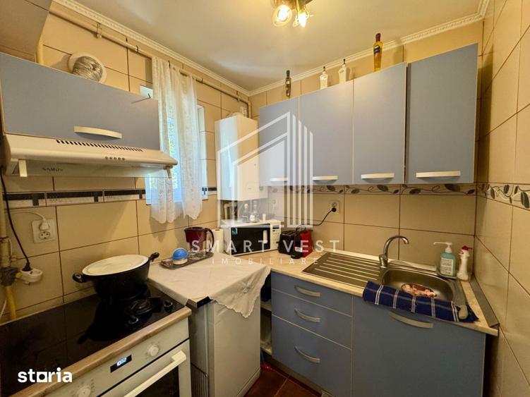 Apartament cu 3 camere semidecomandat, mobilat în Cloșca