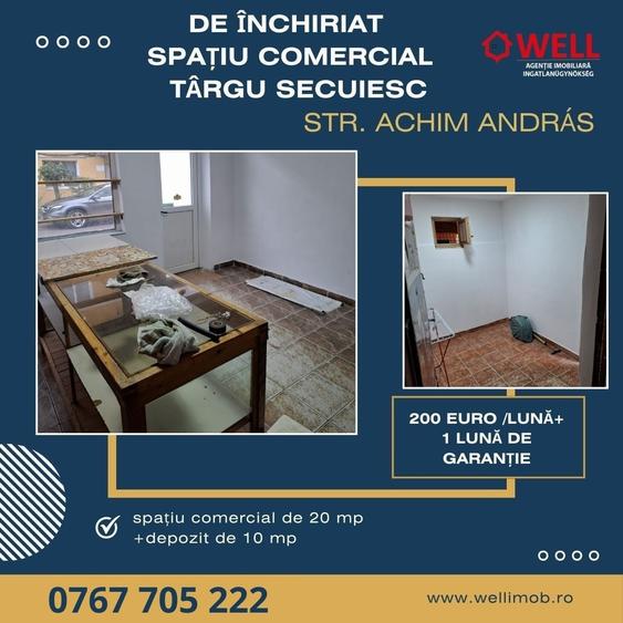 Spațiu comercial, de 30 mp, în Târgu Secuiesc