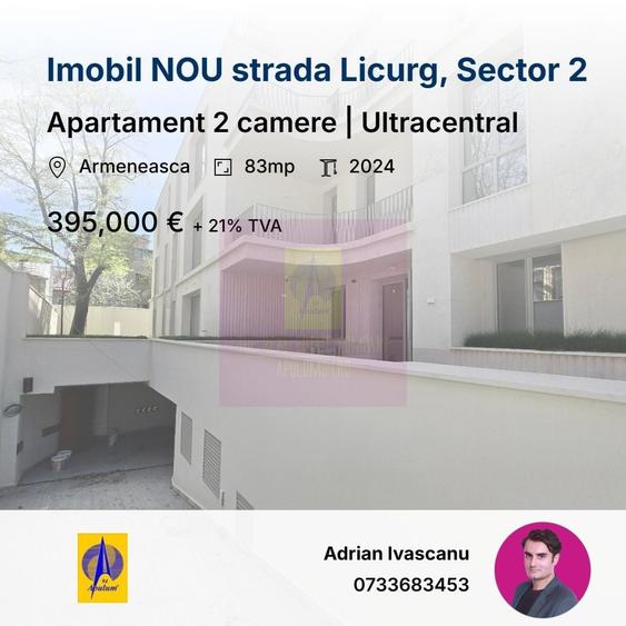 Apartament cu 2 camere decomandat în Armeneasca