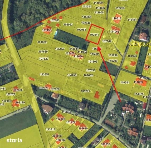 Teren de 1050 mp, în Cisnădie