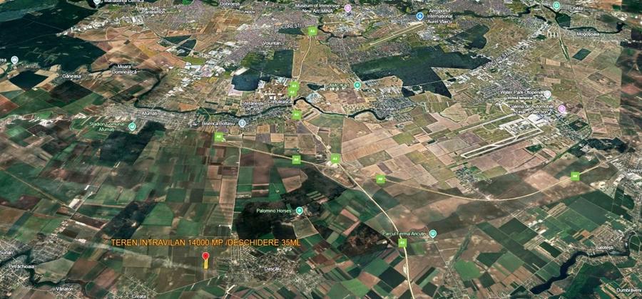 Teren Construcții intravilan de 14000 mp, în Dascălu