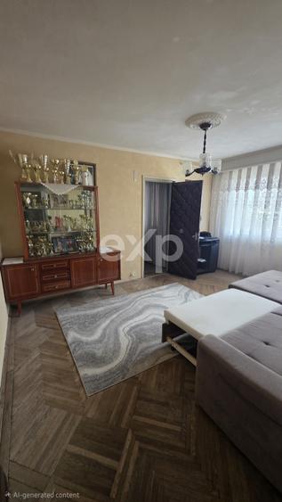 Apartament cu 2 camere semidecomandat, mobilat în Găvana