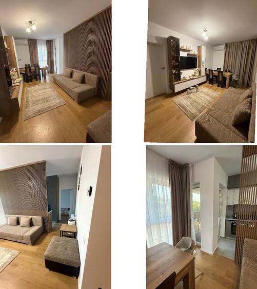 Apartament cu 3 camere semidecomandat, mobilat în Florești