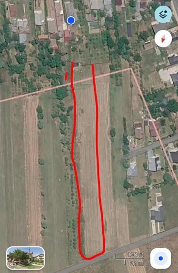 Teren de 3000 mp, în Dumbrava