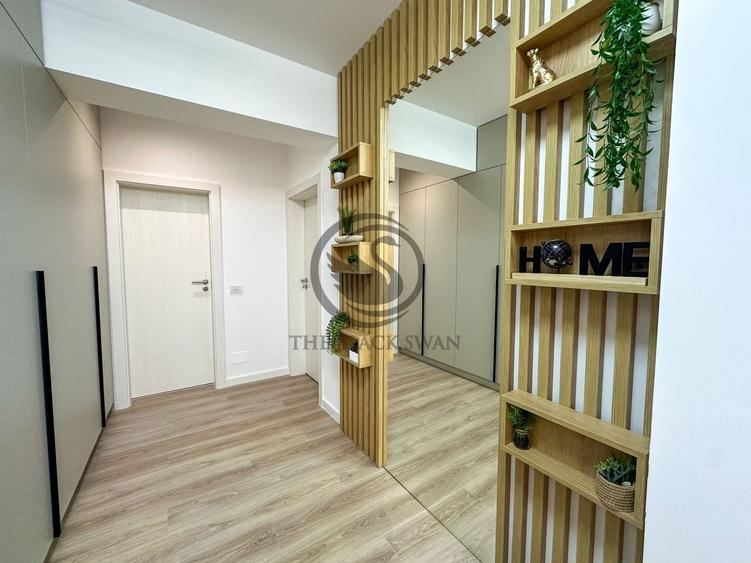 Apartament cu 2 camere semidecomandat, mobilat în Nord