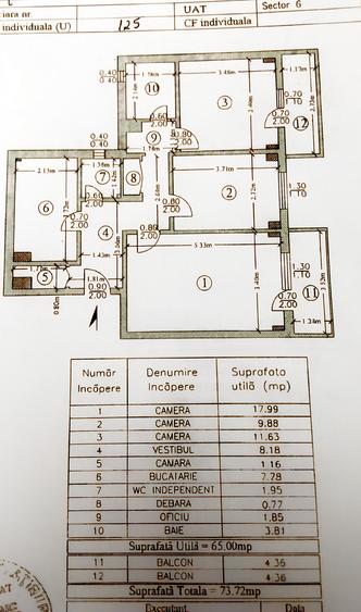 Apartament cu 3 camere decomandat în Drumul Taberei