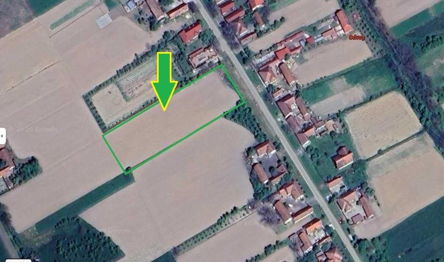 Teren de 2970 mp, în Odvoș