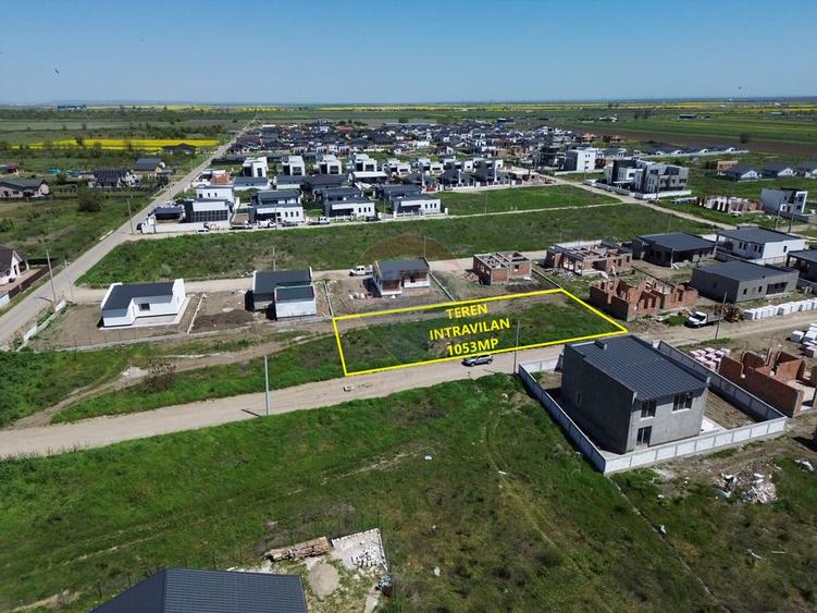 Teren Construcții intravilan de 1053 mp, în Câmpineanca