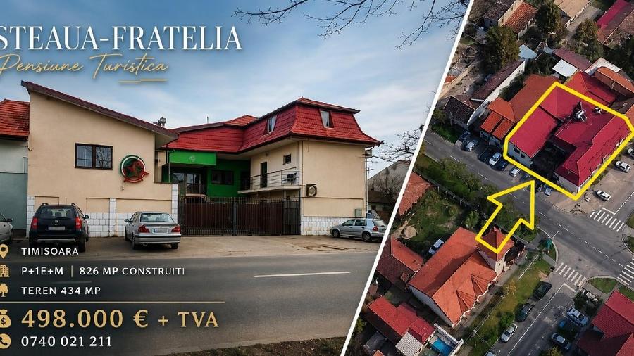 Casă individuală cu 11 camere cu Teren 434 Mp în Fratelia
