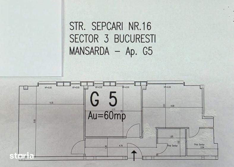 Apartament cu 2 camere decomandat în Centrul Istoric