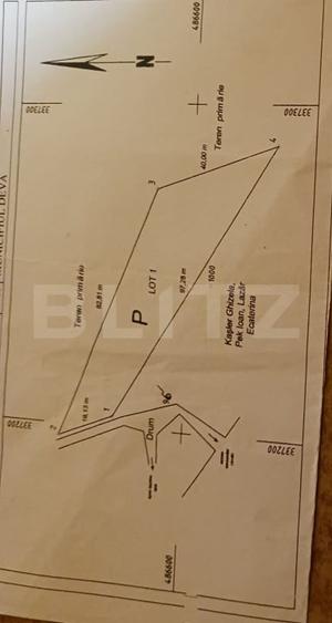 Teren agricol extravilan de 1830 mp, în Micro 15