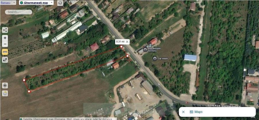 Teren Construcții intravilan de 4752 mp, în Ghermănești