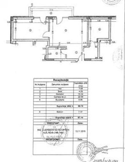Apartament 3 camere, 60 mp, et.4/4, Baciu - zona Regal - 1