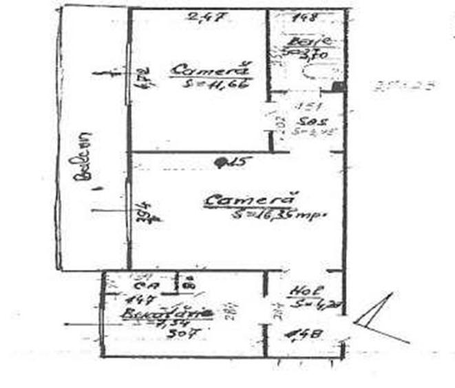 Apartament cu 2 camere confort I, etaj intermediar, finisat si mobilat, zona Unirii - 1