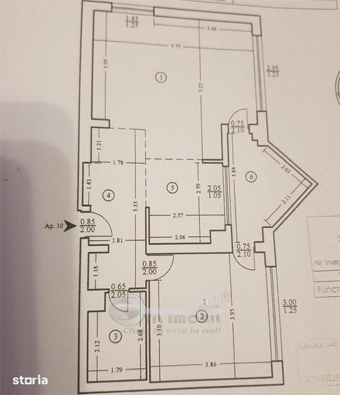 Apartament cu 2 camere în Dacia