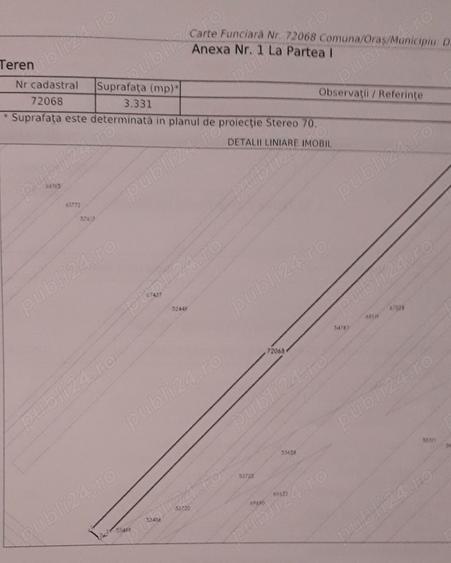 Teren de 3331 mp, în Exterior Vest