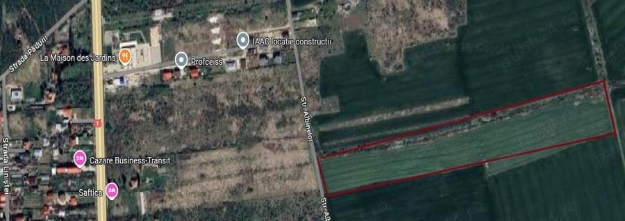 Teren de 10500 mp, în Săftica