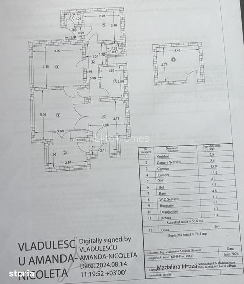 3 camere renovat complet | Foi?orul de Foc | Bloc interbelic