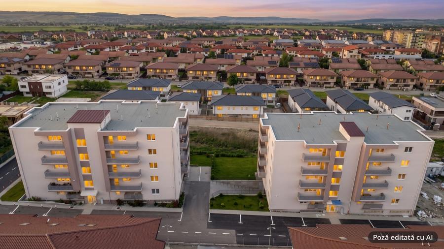 Apartament cu 3 camere semidecomandat în Florești