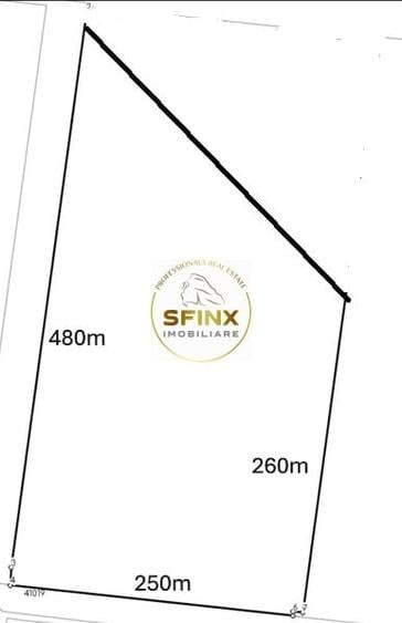 Teren Construcții intravilan de 90000 mp, în Exterior Vest