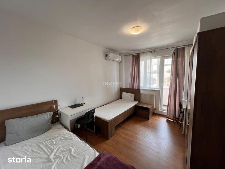 Apartament cu 4 camere semidecomandat, mobilat în Tătărași