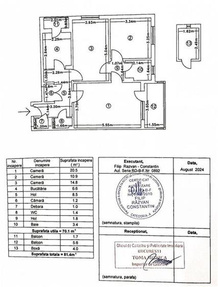 Basarabiei-2 minute de metrou, apartament 3 camere, bloc reabilitat, zona verde - 18